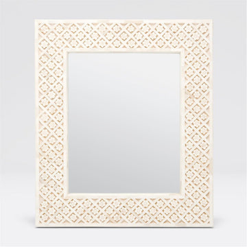 Made Goods Fleur Inlaid Flower Mirror