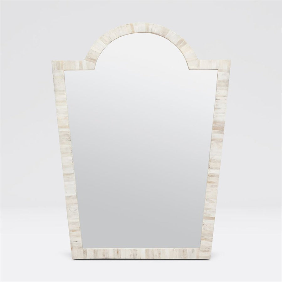 Made Goods Florence Palladian Form Mirror in Natural Bone