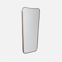 Made Goods Gage 42-Inch Curved Metal Mirror