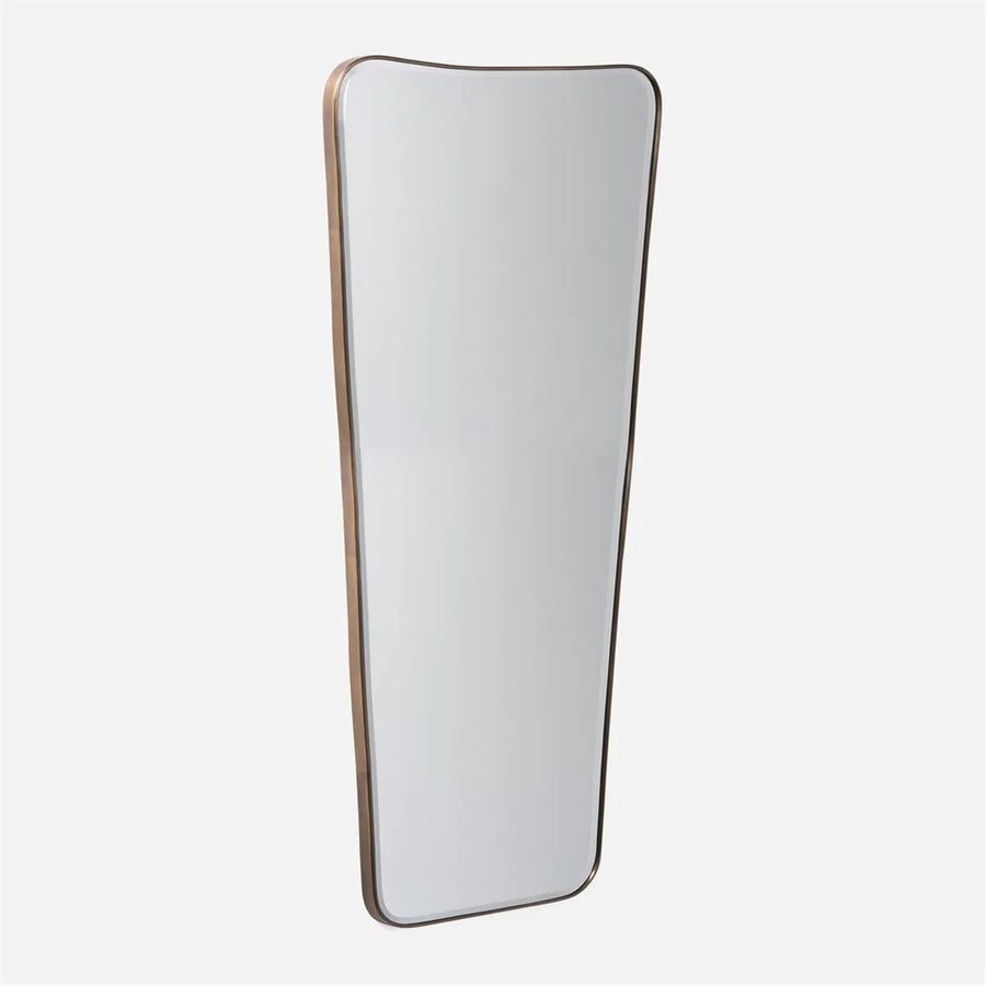 Made Goods Gage Curved Metal Floor Mirror