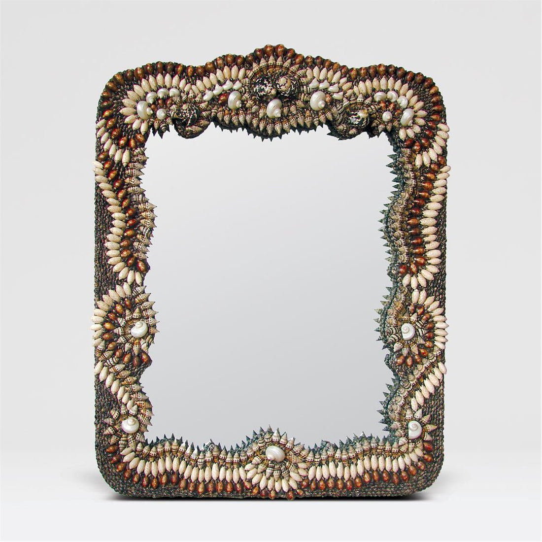 Made Goods Grotta Antique Shell Mirror