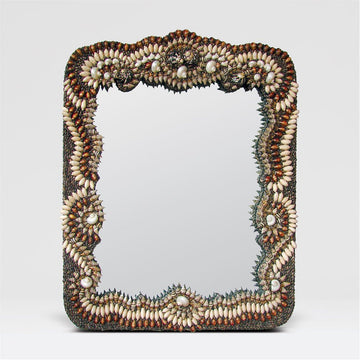 Made Goods Grotta Antique Shell Mirror