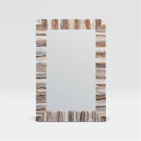 Made Goods Harrison Striped Onyx Mirror