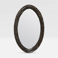 Made Goods Hetty Oval Resin Mirror