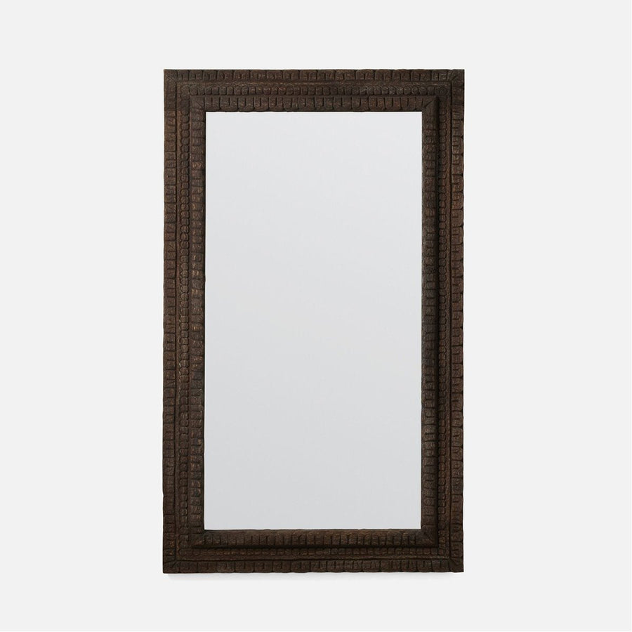 Made Goods Holsten Leaf-Like Mango Wood Small Mirror