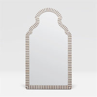 Made Goods Jonah Mirror in White Bone