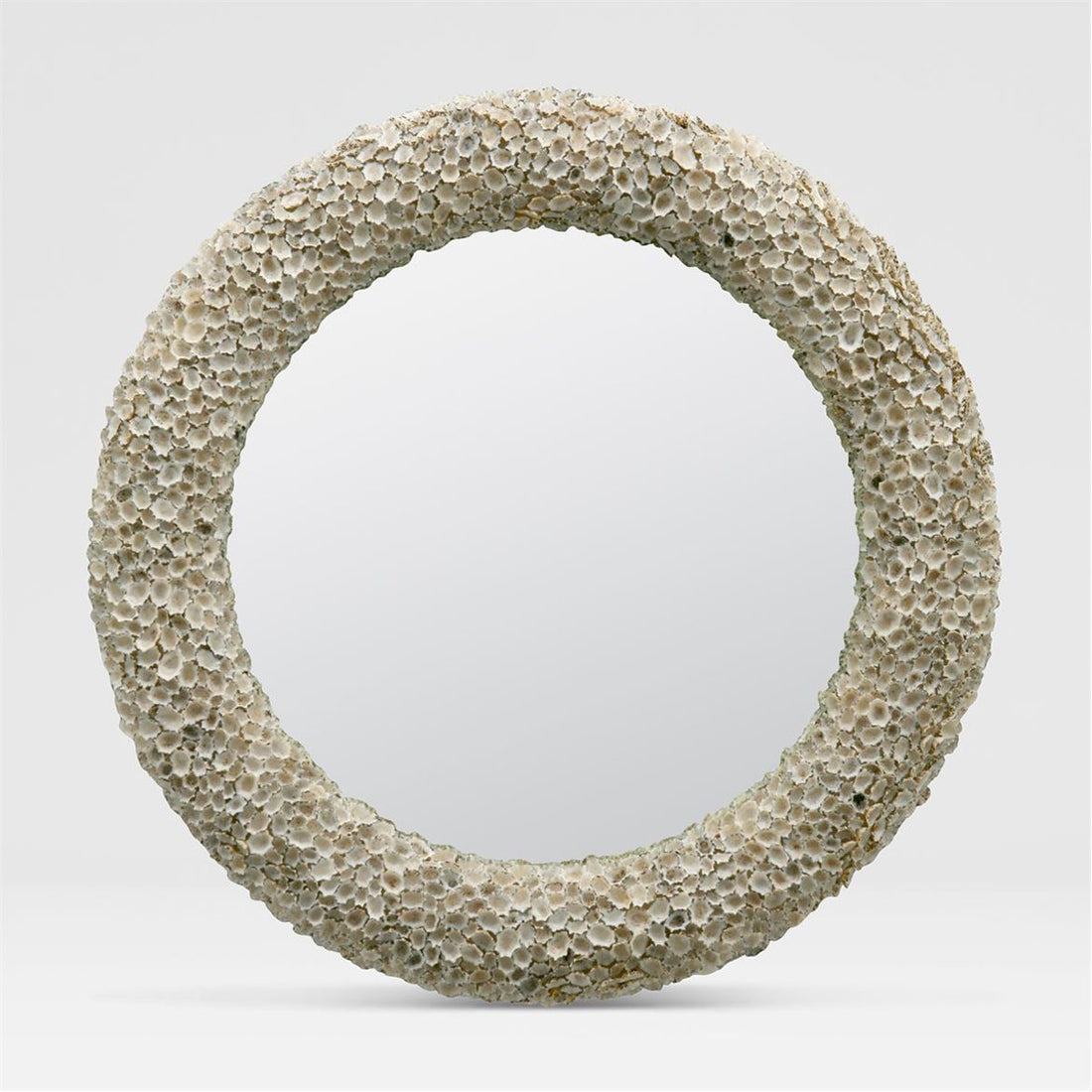 Made Goods Jules Beige Star Shell Mirror