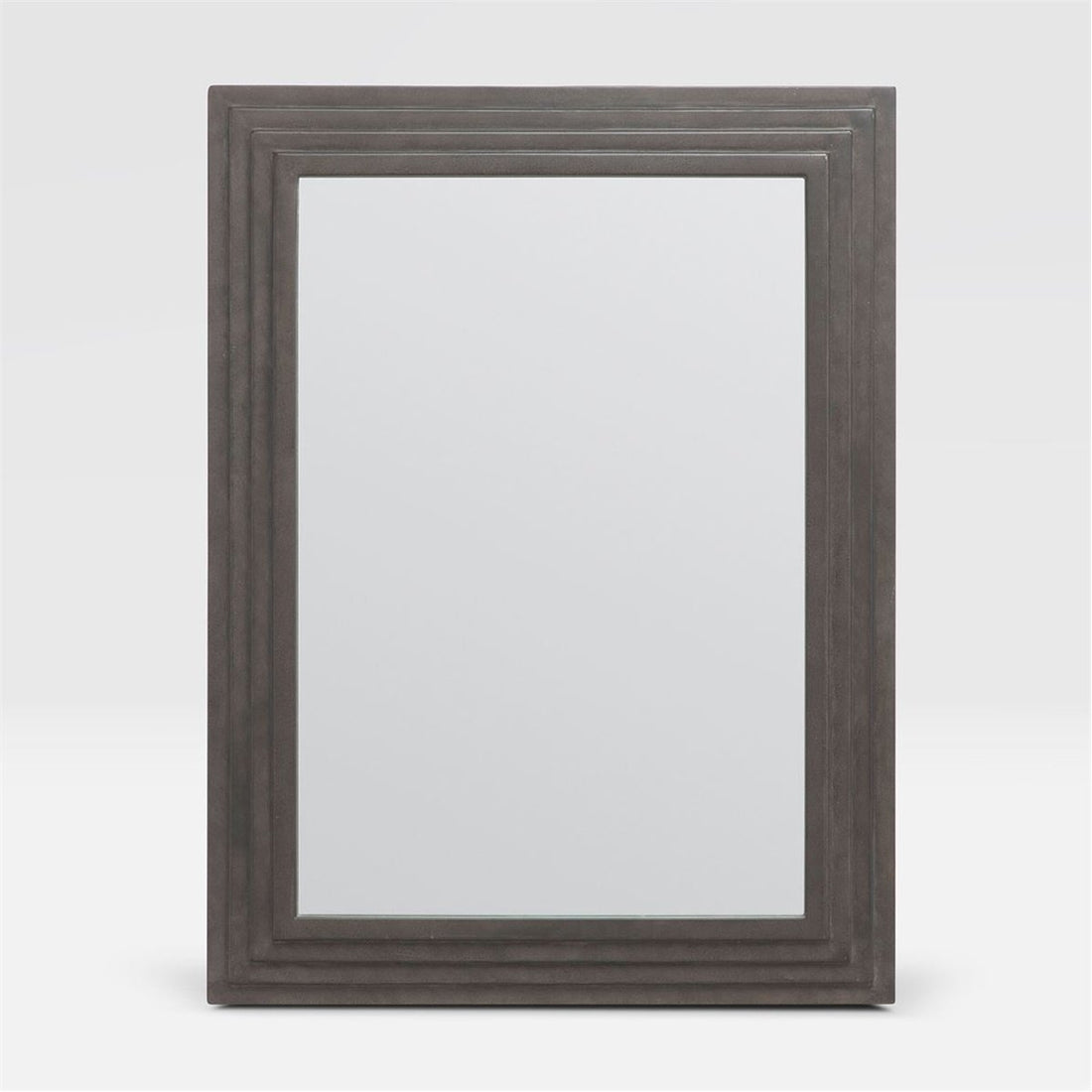 Made Goods Kaarlo Ash Gray Metal Outdoor Mirror