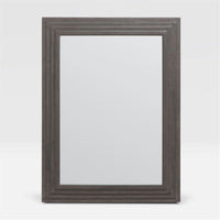 Made Goods Kaarlo Ash Gray Metal Outdoor Mirror