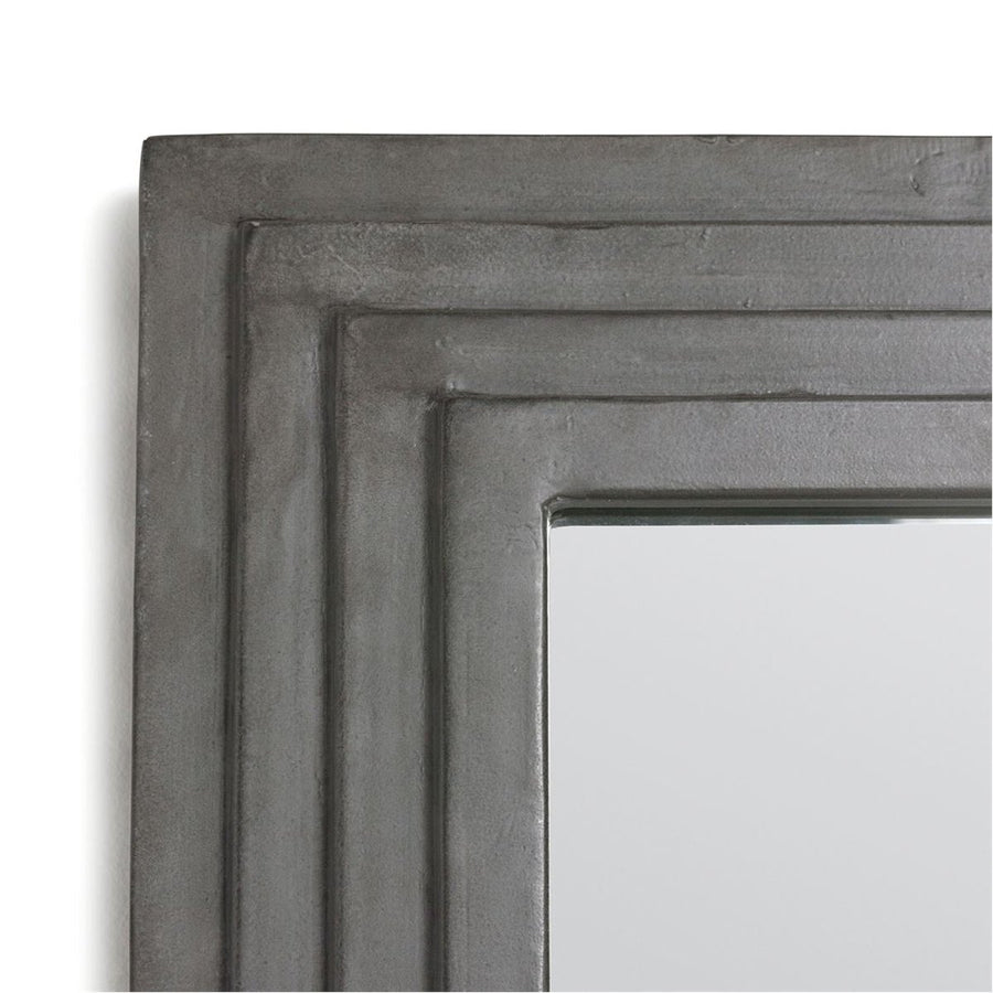 Made Goods Kaarlo Ash Gray Metal Outdoor Mirror