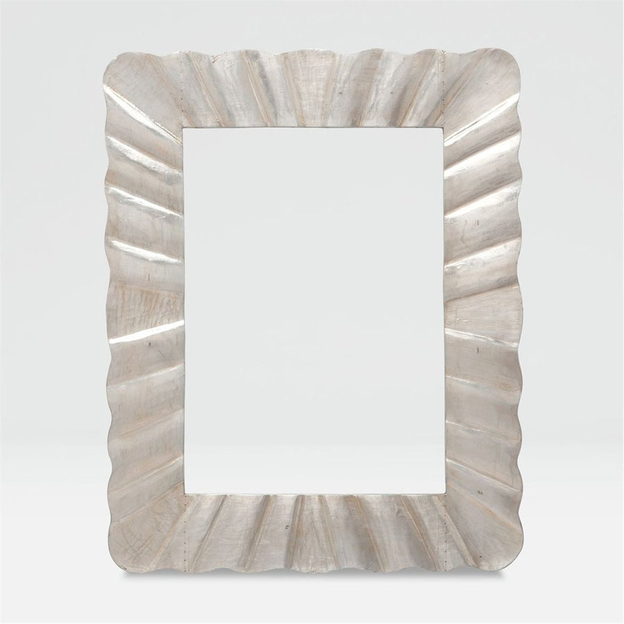 Made Goods Lara Scalloped Tin Rectangle Mirror