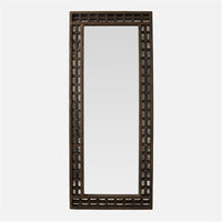 Made Goods Lavinia Dark Rustic Mango Wood Mirror