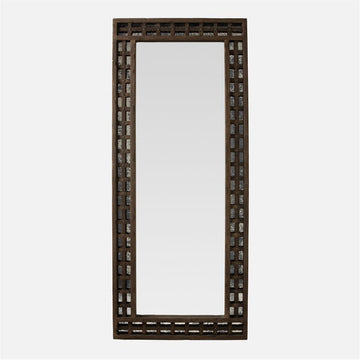 Made Goods Lavinia Dark Rustic Mango Wood Mirror