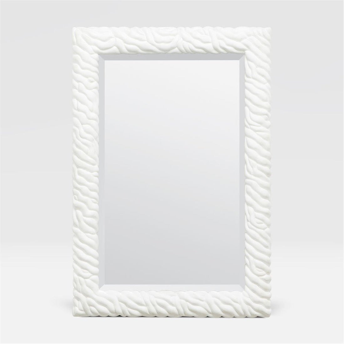 Made Goods Lucinda Twisted White Resin Mirror