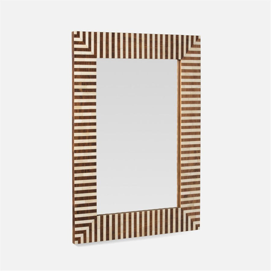 Made Goods Malena Rosewood Bone Mirror