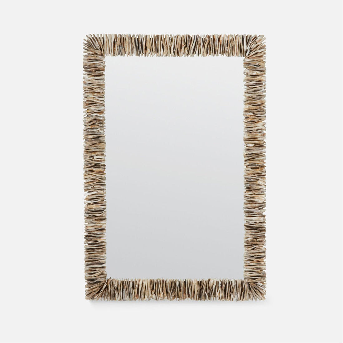 Made Goods Mina Stacked Oyster Rectangular Mirror