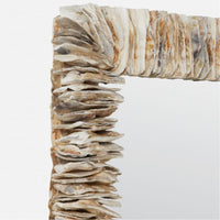 Made Goods Mina Stacked Oyster Rectangular Mirror