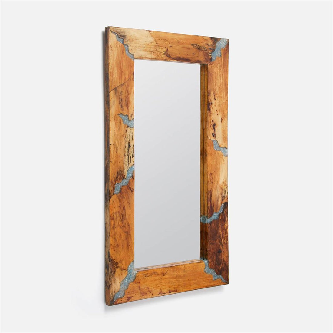 Made Goods Olander Bold Wood and Resin Mirror