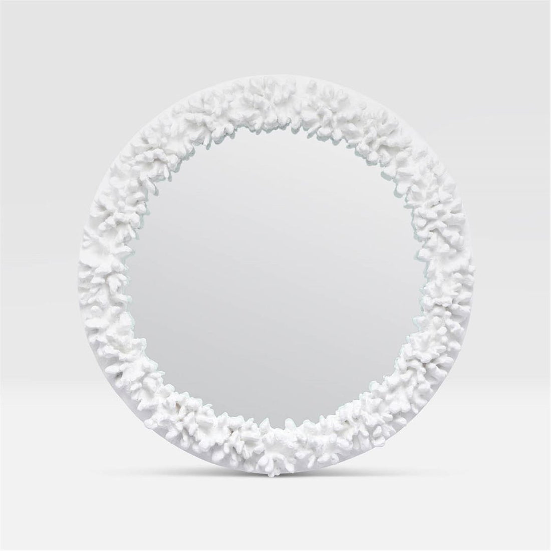 Made Goods Ophelia Round Faux Coral Mirror