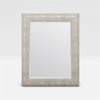 Made Goods Sabine Domed Realistic Faux Shagreen Mirror