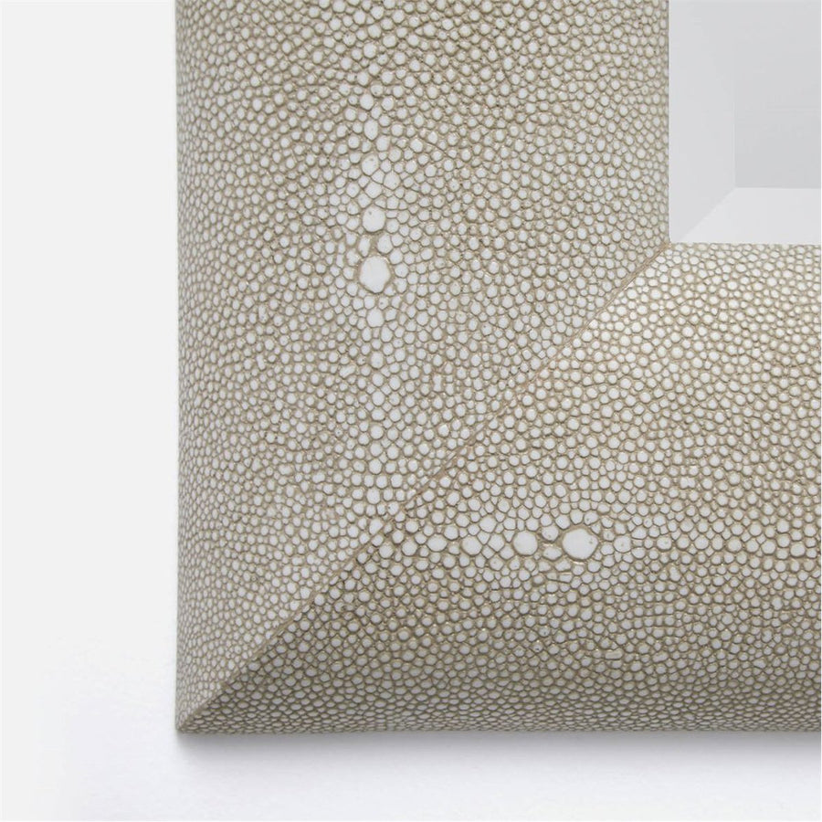 Made Goods Sabine Domed Realistic Faux Shagreen Mirror