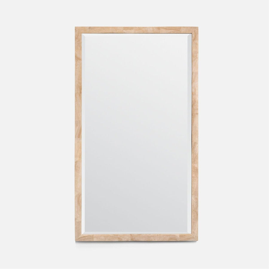 Made Goods Sidney Perfect Vanity Mirror in Beige Crystal Stone