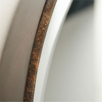 Made Goods Thadeus Minimal Round Dark Bronze Metal Mirror