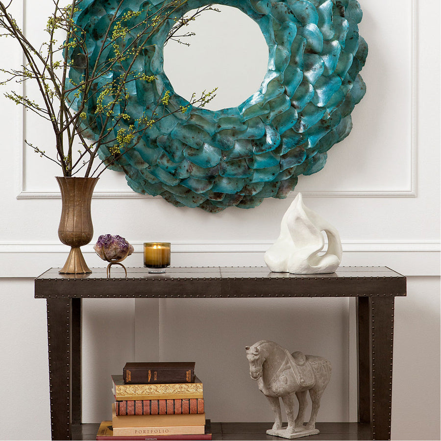 Made Goods Venus Layered Oyster Shell Mirror