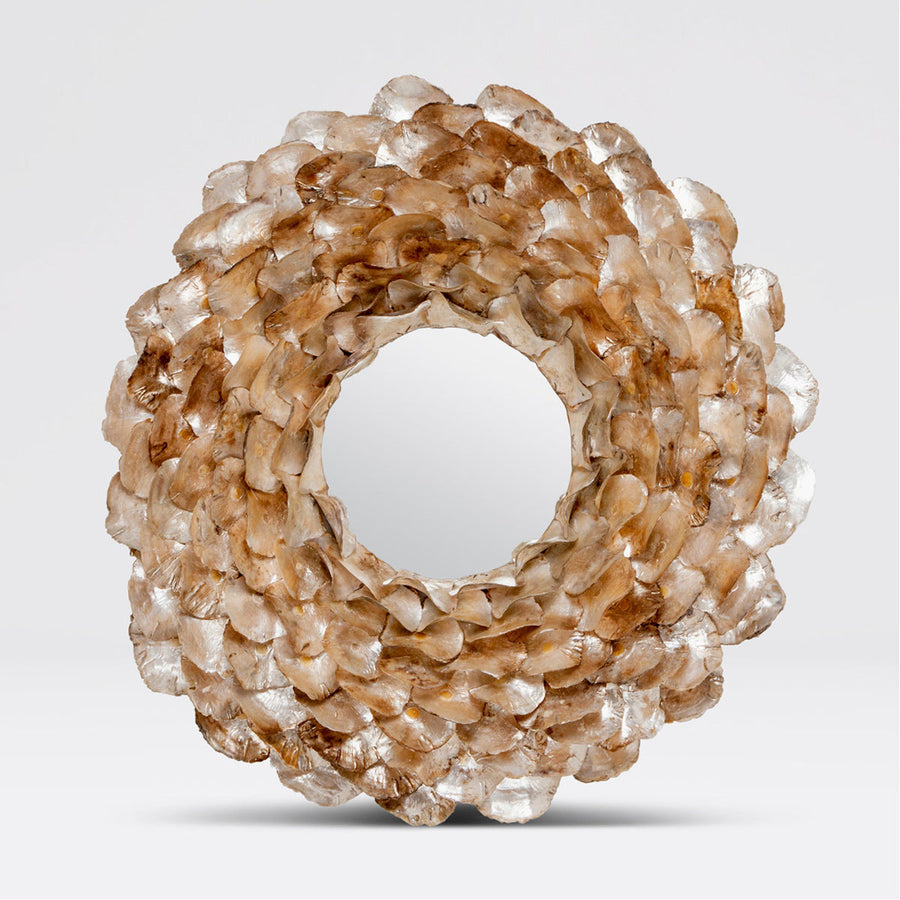 Made Goods Venus Layered Oyster Shell Mirror