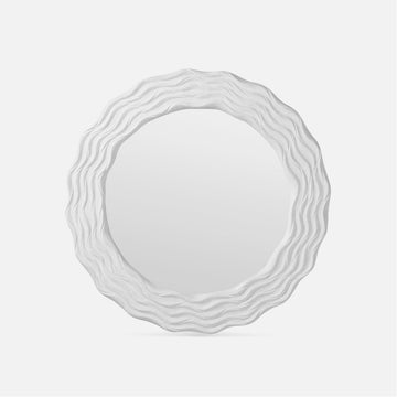 Made Goods Viola Rippled Round Outdoor Mirror