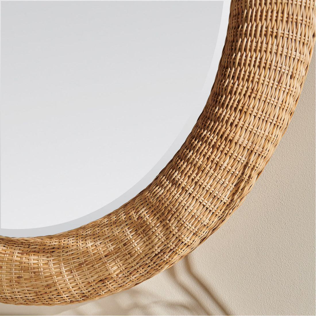 Made Goods Yuri Peeled Rattan Mirror