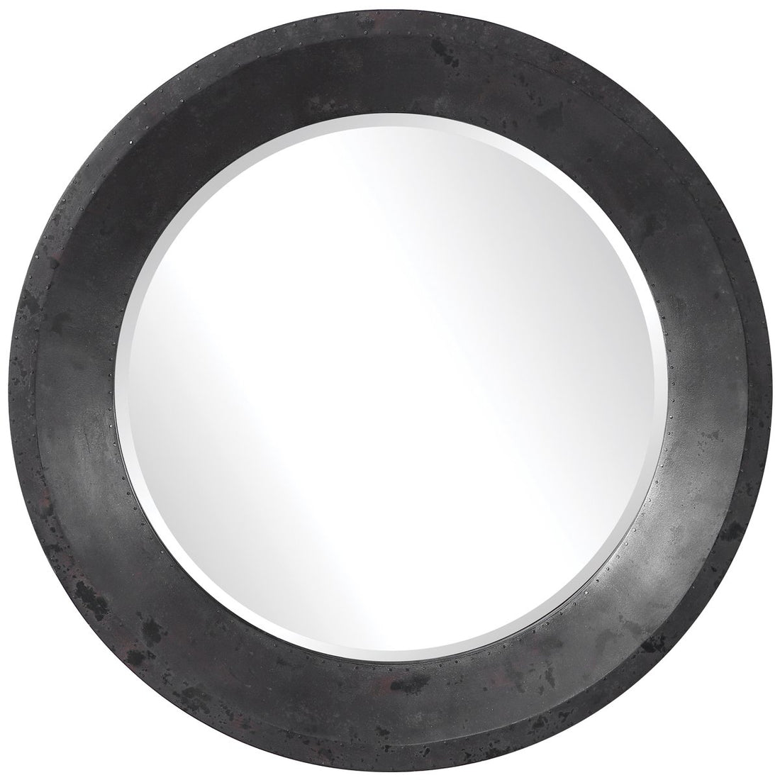 Uttermost Frazier Round Industrial Mirror