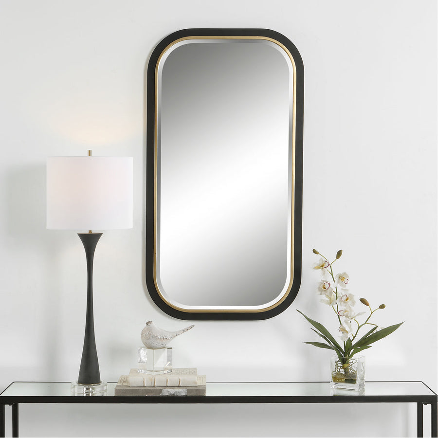 Uttermost Nevaeh Curved Rectangle Mirror