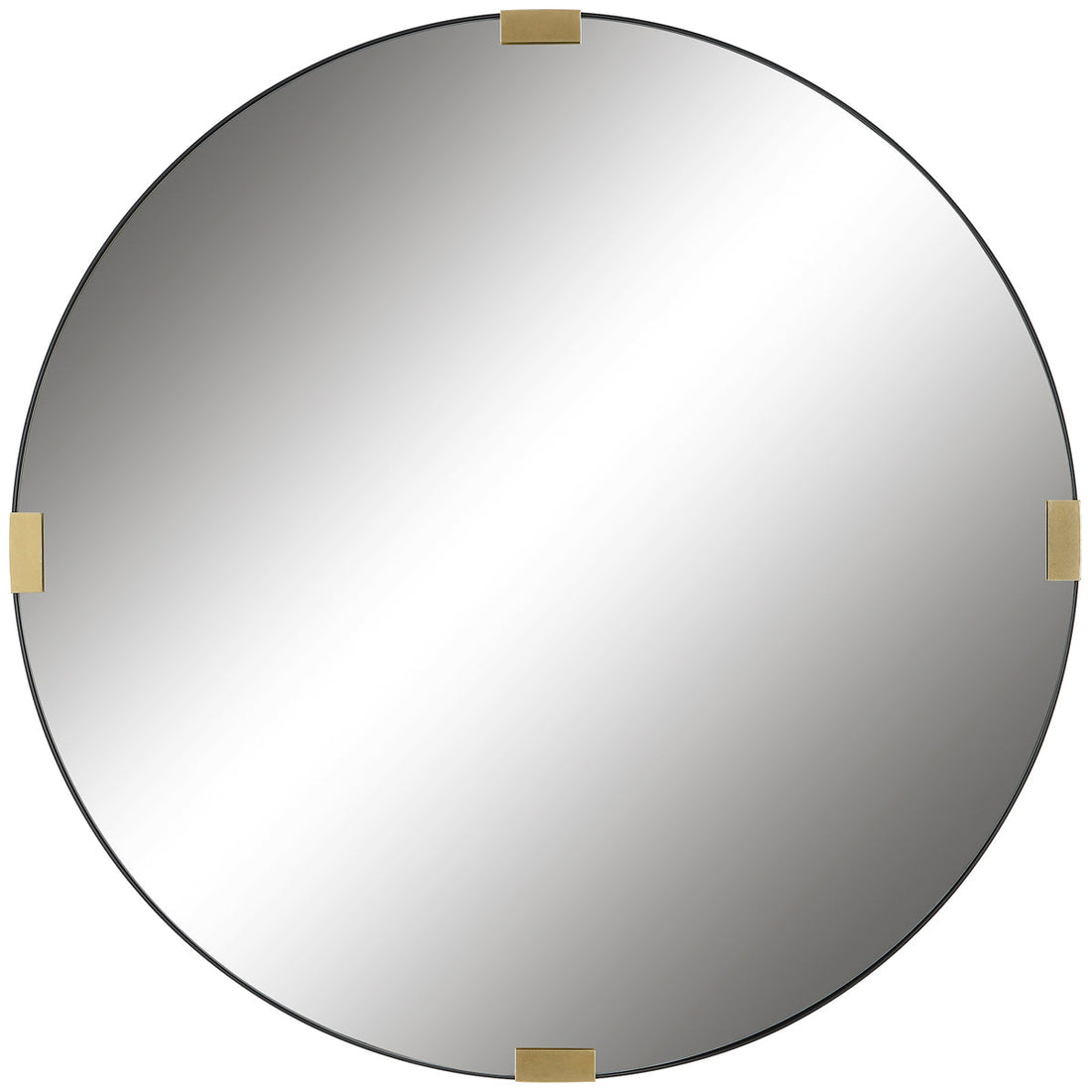 Uttermost Clip Modern Round Mirror