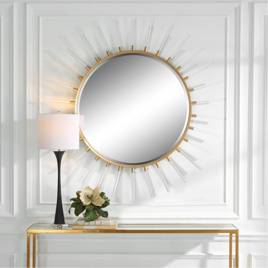 Uttermost Oracle Round Starburst Mirror