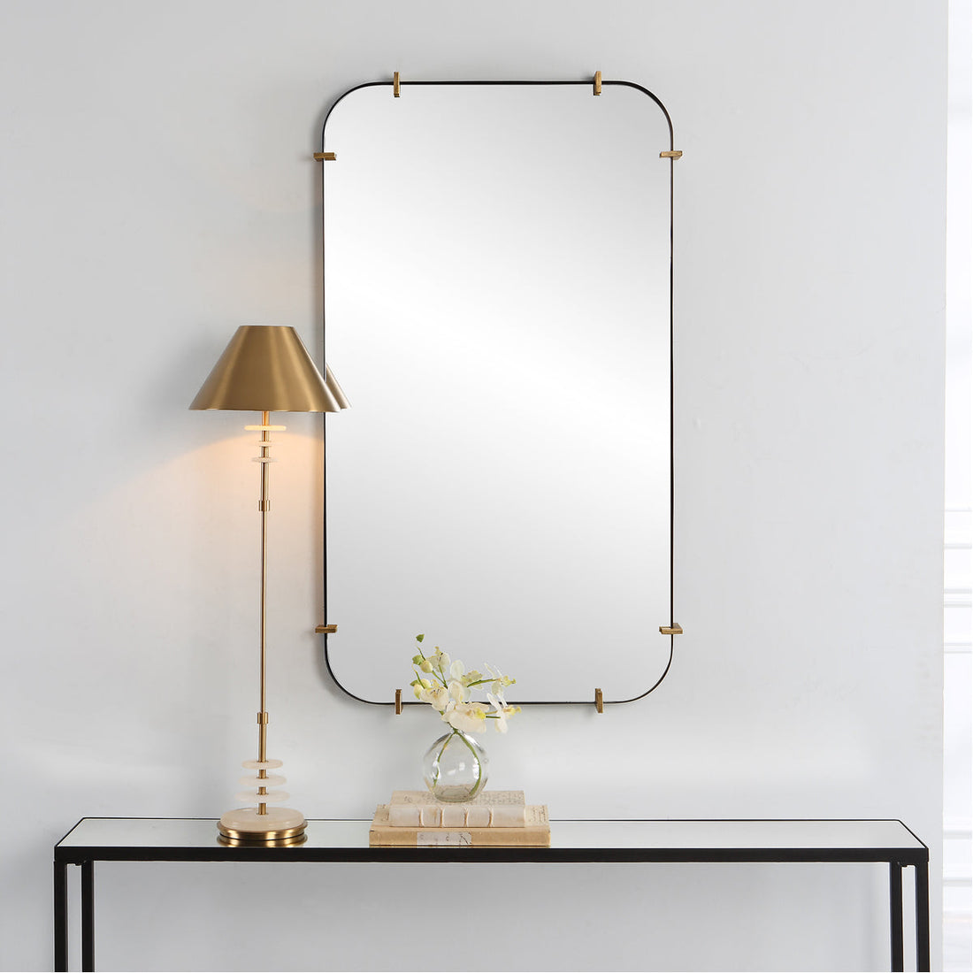 Uttermost Pali Industrial Iron Mirror