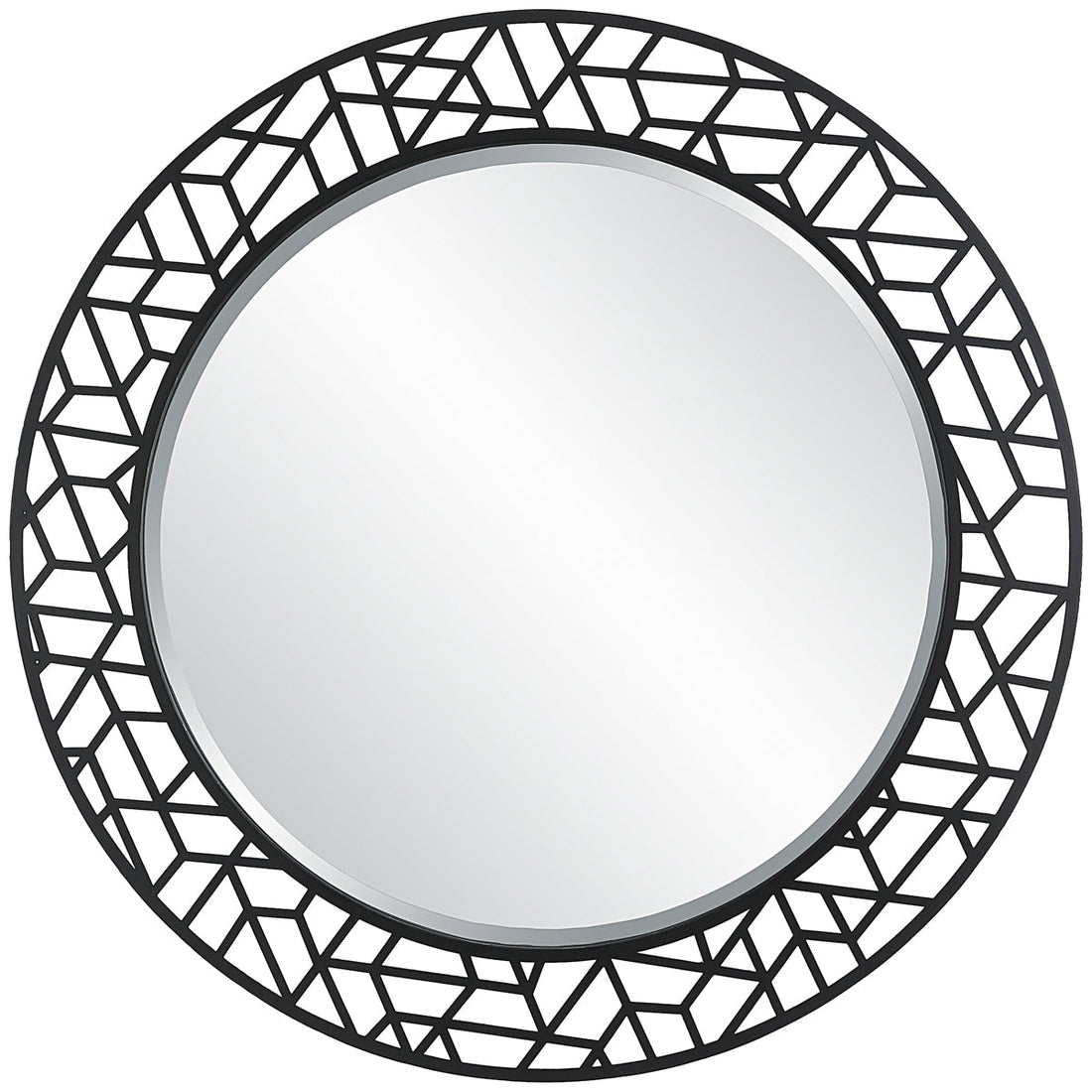 Uttermost Mosaic Metal Round Mirror