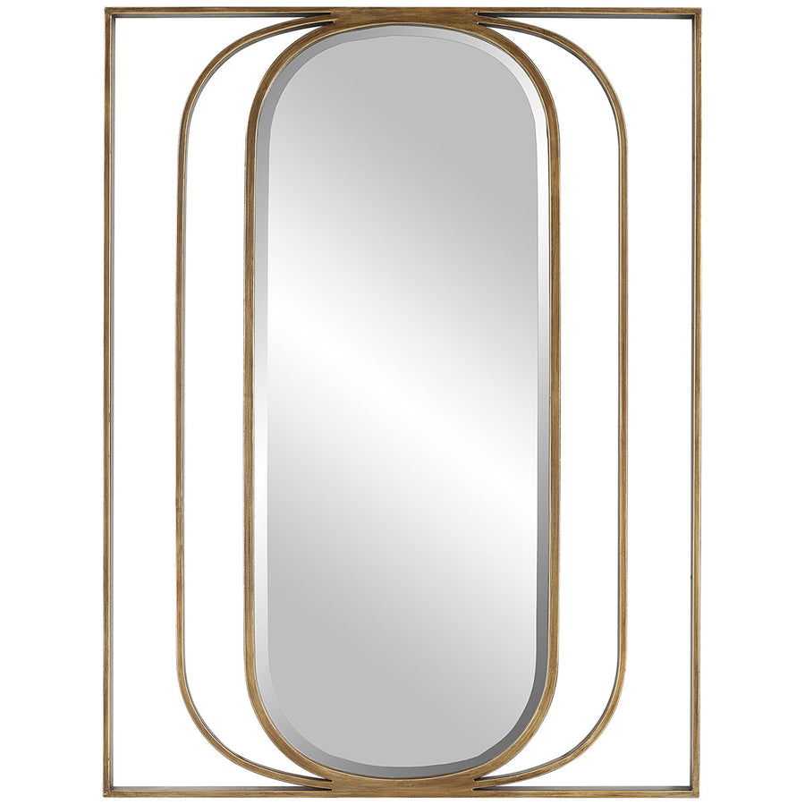 Uttermost Replicate Contemporary Oval Mirror