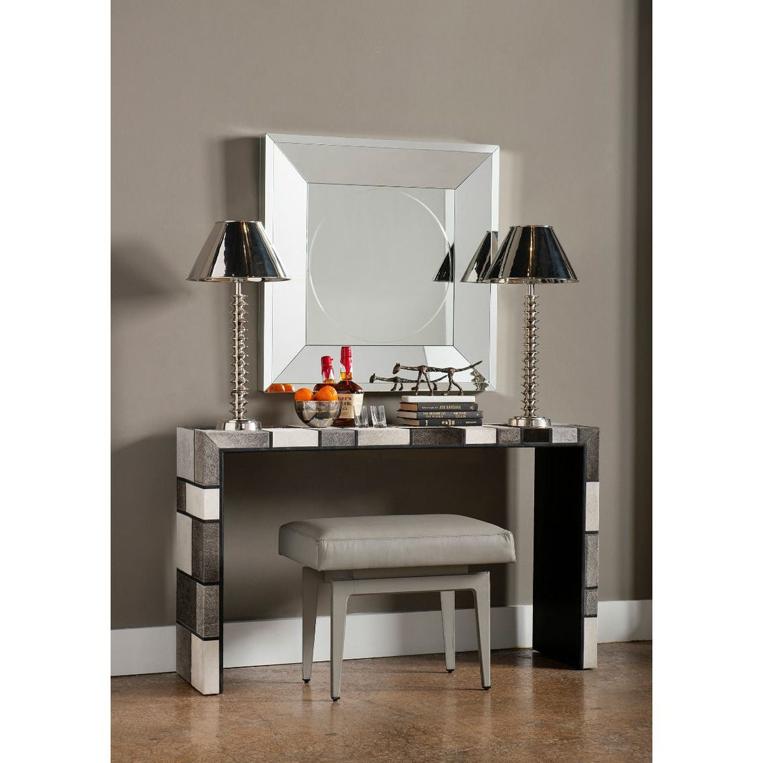 Villa & House Mondrian Console Table - Gray