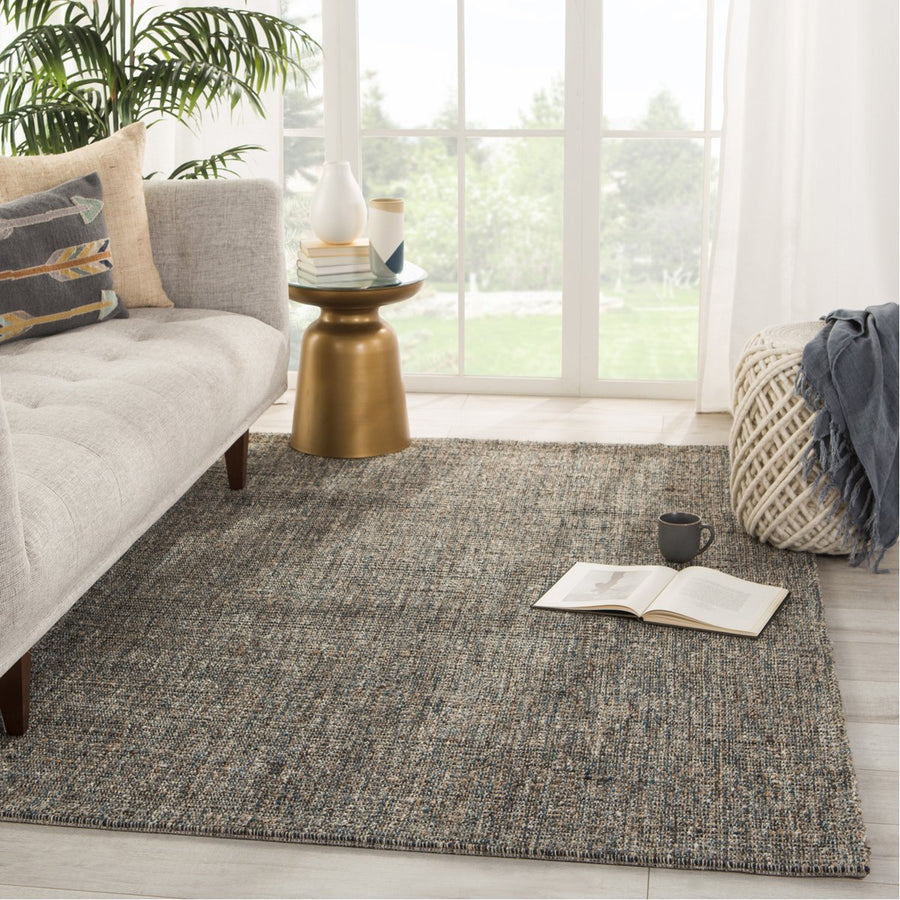 Jaipur Monterey Sutton Solid Gray Blue MOY02 Rug