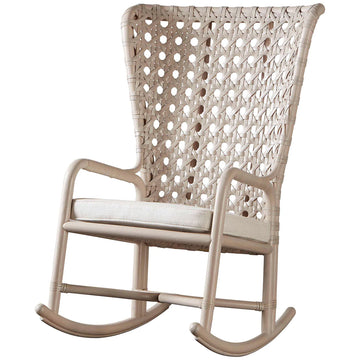 Baker Furniture Exalt Rocking Chair MCMR144, Naturale