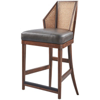 Baker Furniture Cane Counter Stool MR7148