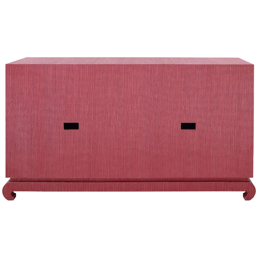 Villa & House Meredith 4-Door Cabinet, Red