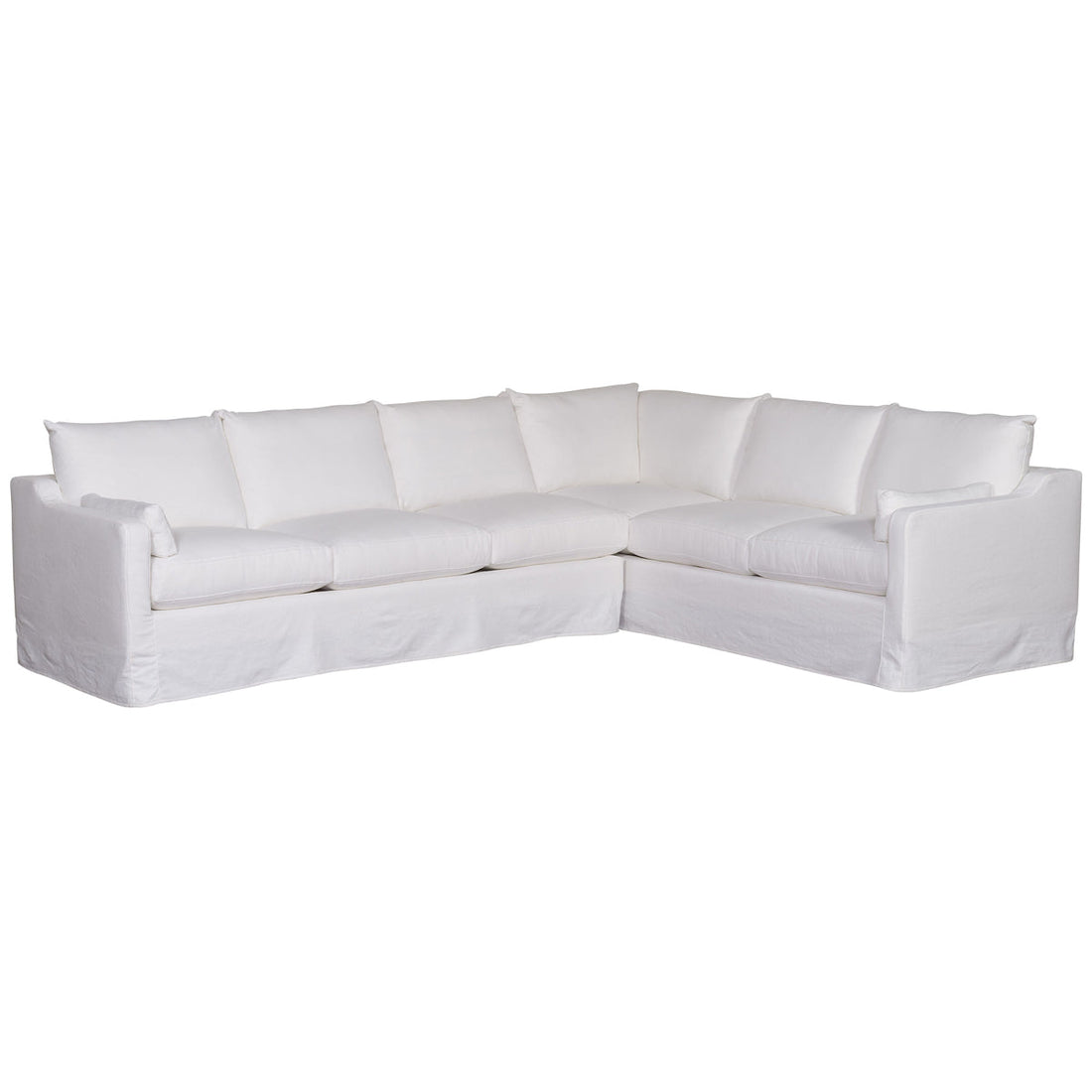 Vanguard Furniture Thea Slipcovered Muslin Sectional