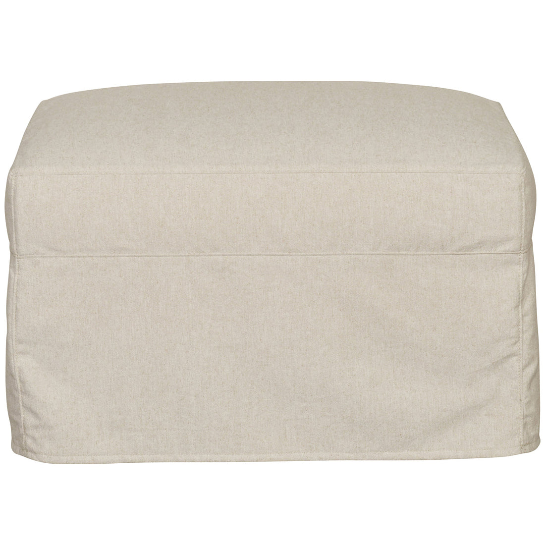 Vanguard Furniture Thea Slipcovered Muslin Ottoman