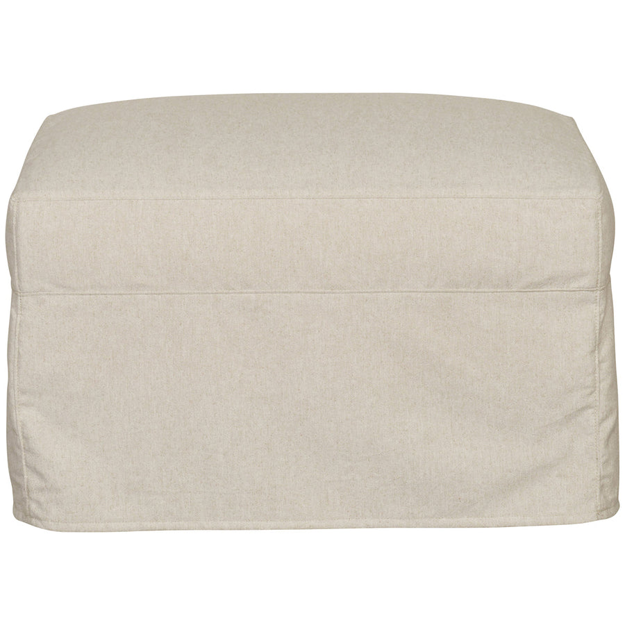 Vanguard Furniture Thea Slipcovered Muslin Ottoman