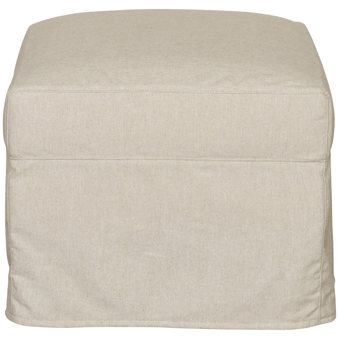 Vanguard Furniture Josie Slipcovered Muslin Ottoman