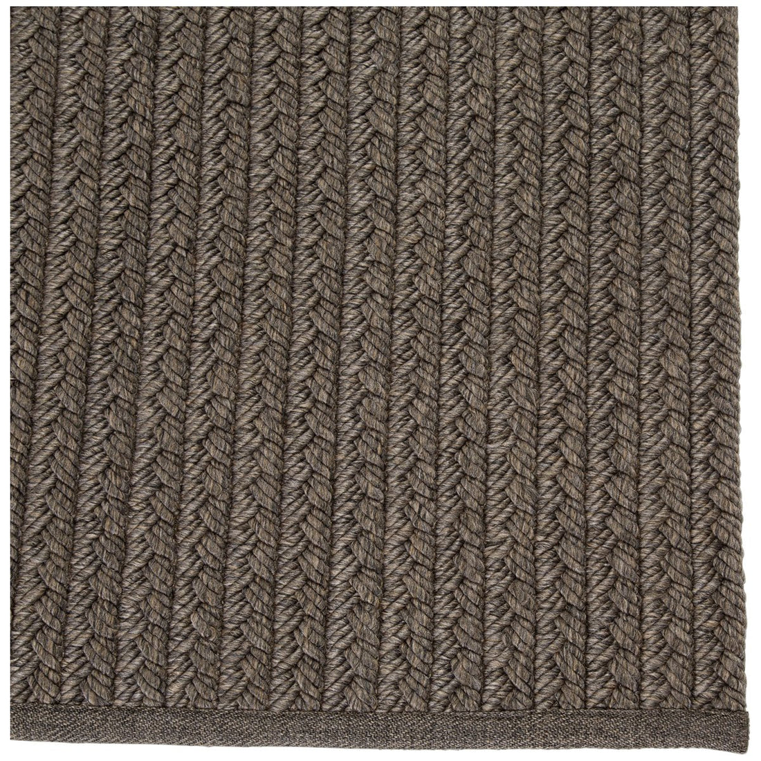 Jaipur Nirvana Premium Iver Solid Stripes Gray Taupe NIP04 Rug