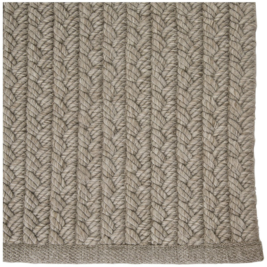 Jaipur Nirvana Premium Iver Solid Stripes Light Gray NIP05 Rug