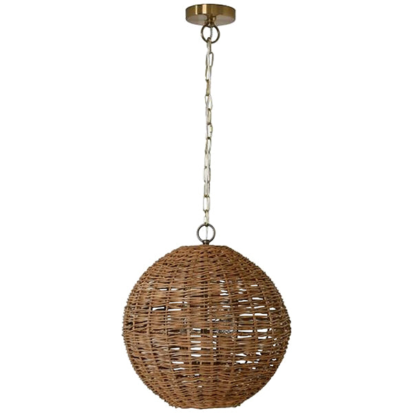 Worlds Away Oakley Ball Pendant Light